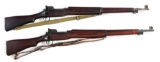 (C) LOT OF TWO: FINE PAIR OF 1917 ENFIELD BOLT ACTION MILITARY RIFLES.