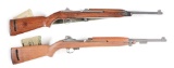 (C) LOT OF 2: UNDERWOOD AND NATIONAL POSTER METER M1 CARBINES.