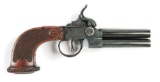 (A) A SCARCE BELGIAN FOUR-BARRELED PERCUSSION PISTOL BY THE RENOWNED BELGIAN MAKER GUILLAUME BERLEUR