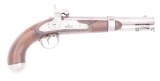 (A) A US MODEL 1836 SINGLE SHOT PERCUSSION PISTOL AKA 