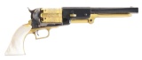 (A) BOXED COLT MODEL 1847 WALKER PERCUSSION REVOLVER WITH GOLD ACCENT AND MOTHER OF PEARL GRIPS.