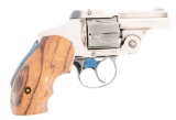 (C) SMITH & WESSON SAFETY HAMMERLESS. 38 BICYCLE REVOLVER.