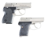 (M) LOT OF TWO: NORTH AMERICAN ARMS GUARDIAN AND L.W. SEECAMP LWS32 SEMI-AUTOMATIC PISTOL.