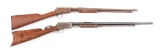 (C) LOT OF 2: WINCHESTER SLIDE ACTION RIFLES.
