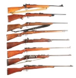 (C) LOT OF 8: SPORTERIZED MILITARY BOLT ACTION RIFLES.