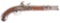 (A) RARE MODEL 1817 US MARTIAL FLINTLOCK PISTOL BY SPRINGFIELD ARMORY DATED 1818.