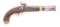 (A) A VERY RARE US MODEL 1842 SINGLE SHOT PERCUSSION MARTIAL PISTOL BY HENRY ASTON, DATED 1851, WITH