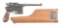 (C) MAUSER C-96 BROOMHANDLE WITH STOCK WITH WORLD WAR II MARKINGS