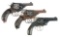 (C) LOT OF 3: REVOLVERS, TWO WEBLEY MARK 4 REVOLVERS TOGETHER WITH A NUMBER 3 SMITH & WESSON DA .44.