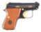 (M) FACTORY GOLD EMBELLISHED BOXED BERETTA 950 EL SEMI-AUTOMATIC PISTOL.