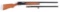 (M) BROWNING MODEL A-5 LIGHT TWELVE SEMI-AUTOMATIC SHOTGUN - TWO BARREL SET.