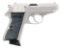 (M) CASED STAINLESS STEEL INTERARMS MODEL PPK/S SEMI-AUTOMATIC PISTOL.