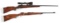 (M) LOT OF 2: BROWNING GOLD MEDALLION 7MM BOLT ACTION RIFLE WITH SCOPE AND A MANNLICHER SCHONAUER 19
