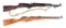 (C) LOT OF 2: RUSSIAN SKS & M44 MILITARY RIFLES.