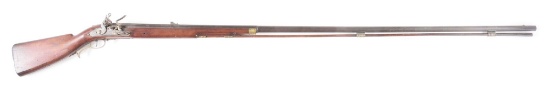 (A) MASSIVE COMPOSITE FLINTLOCK FOWLING PIECE, THE LOCK LATE 17TH-EARLY 18TH CENTURY, SIGNED F. SMAR