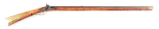 (A) PERCUSSION KENTUCKY RIFLE MARKED S. SMITH.