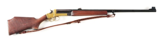 (A) CUSTOM AMERICAN MODEL SINGLE BARREL SHOTGUN.