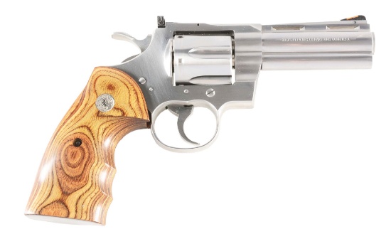 (M) UNFIRED COLT PYTHON ELITE DOUBLE ACTION .357 REVOLVER WITH CASE.