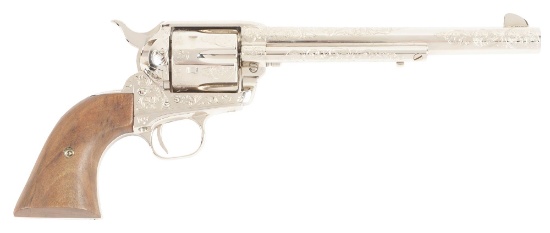 (M) WONDERFUL CLASS "C" FACTORY ENGRAVED THIRD GENERATION COLT SINGLE ACTION ARMY REVOLVER.