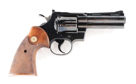 (M) COLT PYTHON DOUBLE ACTION REVOLVER.