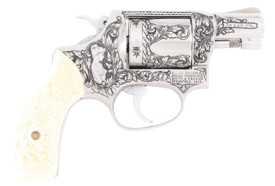 (M) BEN SHOSTLE ENGRAVED SMITH & WESSON MODEL 60.