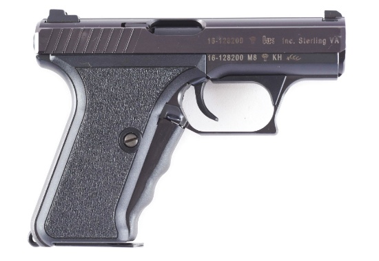 (M) CASED HECKLER & KOCH P7 M8 "SQUEEZE COCKER" SEMI AUTOMATIC PISTOL.