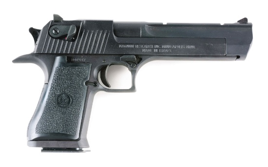 (M) BOXED MAGNUM RESEARCH IMI .50 AE DESERT EAGLE SEMI-AUTOMATIC PISTOL.