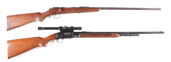 (C) LOT OF 2: REMINGTON .22 CALIBER RIFLES.