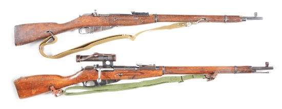 (C) LOT OF 2: IZHEVSK 91/30 BOLT ACTION RIFLES.