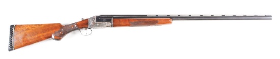 (C) ITHACA FLUES MODEL 4E SINGLE BARREL TRAP GUN WITH CASE.