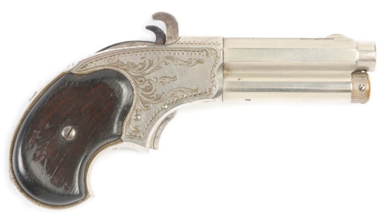 (A) FACTORY ENGRAVED REMINGTON RYDER PISTOL.