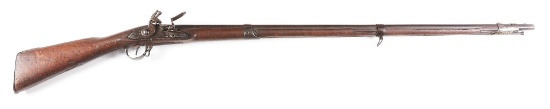 (A) AMERICAN RESTOCKED CHARLEVILLE MODEL 1766 FLINTLOCK MUSKET.