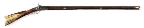 (A) A. GOMPF PERCUSSION KENTUCKY RIFLE.