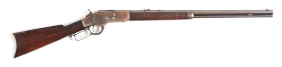 (A) WINCHESTER MODEL 1873 STANDARD LEVER ACTION RIFLE