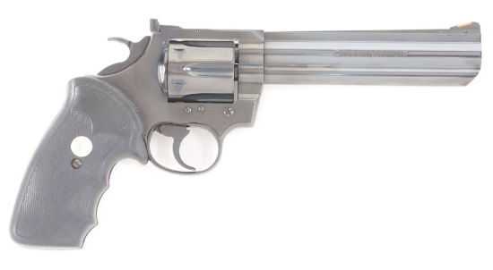 (M) COLT KING COBRA .357 MAGNUM REVOLVER WITH 6" BARREL AND BOX.