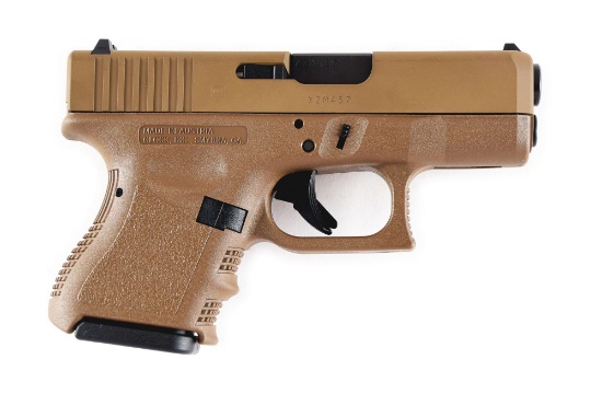 (M) GLOCK 26 SEMI AUTOMATIC PISTOL.