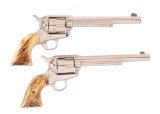 (C) LOT OF 2: COLT SINGLE ACTION ARMY REVOLVERS (1913 & 1959).