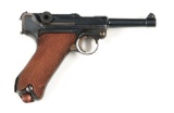 (C) 1920 DWM COMMERCIAL LUGER SEMI-AUTOMATIC PISTOL.