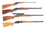 (C) LOT OF FOUR: FOUR .22 CALIBER RIFLES FROM STEVENS, GLENFIELD, REVELATION, MARLIN.