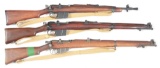 (C) LOT OF 3: BRITISH MILITARY BOLT ACTION CARBINE & RIFLES.