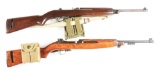 (C) LOT OF 2: IRWIN PEDERSEN AND IBM M1 CARBINES.