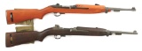 (C) LOT OF 2: IRWIN-PEDERSEN AND INLAND SEMI AUTOMATIC M1 CARBINES.