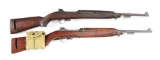 (C) LOT OF 2: INLAND AND IRWIN-PEDERSON M1 CARBINES.