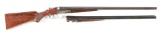 (C) PARKER PH GRADE 12 BORE SIDE BY SIDE SHOTGUN WITH SECOND SET OF BARRELS BY PARKER.