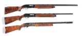 (M) LOT OF 3: BERETTA 303 12 BORE SEMI-AUTOMATIC SHOTGUN, BERETTA AL 390 SILVER MALLARD SEMI-AUTOMAT