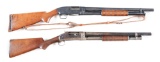 (C) LOT OF 2: SPURIOUS WINCHESTER 1897 & 1912 U.S. MARKED SHOTGUNS.