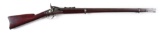 (A) US SPRINGFIELD MODEL 1868 TRAPDOOR ALLIN SINGLE SHOT RIFLE.