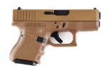 (M) GLOCK 26 SEMI AUTOMATIC PISTOL.