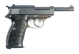 (C) EXCEPTIONAL A SERIES CYQ P38 SEMI AUTOMATIC PISTOL WITH HOLSTER.