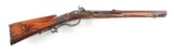 (A) FINE ANTIQUE PERCUSSION GERMAN SHORT RIFLE.